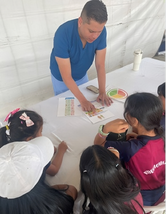 LUNDIN GOLD Y ASERTEC PROMUEVEN LA SALUD PREVENTIVA DE LOS ESTUDIANTES DE LA PARROQUIA LOS ENCUENTROS