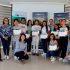 Representantes de Lundin Gold, Fundación Lundin y la Universidad Técnica Particular de Loja, junto con los nuevos monitores comunitarios.